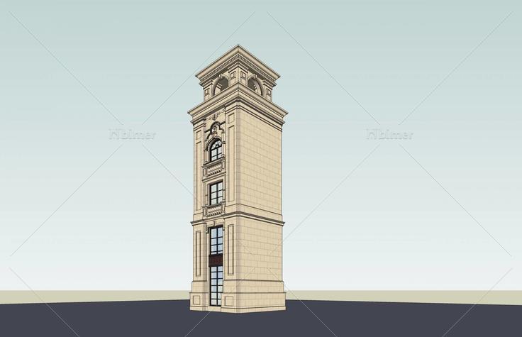 塔楼(51359)su模型下载