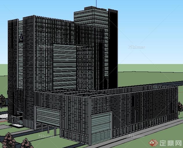 某集团办公大楼建筑设计SU模型