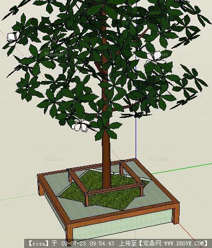 树池Sketchup模型