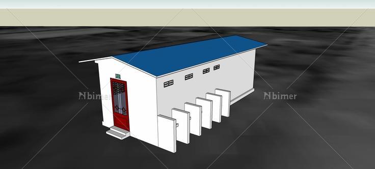 公共厕所(82111)su模型下载