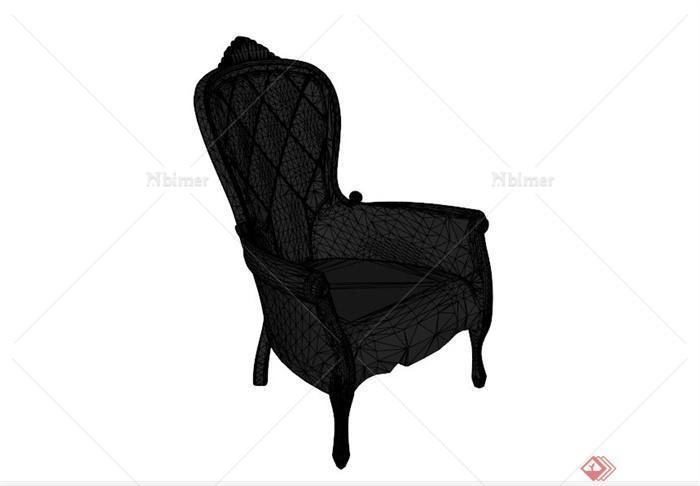某欧式豪华椅子设计SU模型