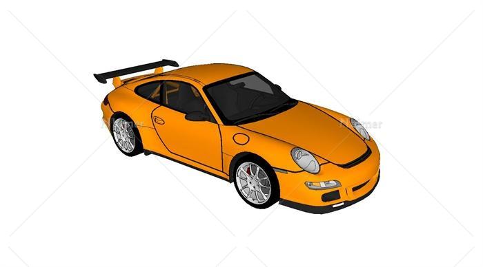 保时捷911GTR跑车设计su模型