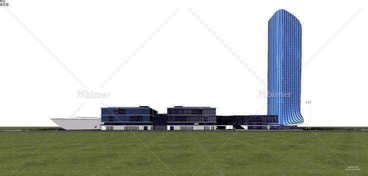 交通银行中标方案（含su模型及cad图纸）