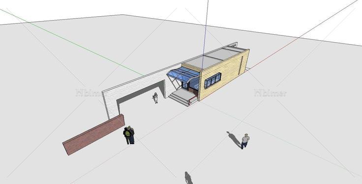 精品小区大门su草图大师模型3.(140936)su模型下
