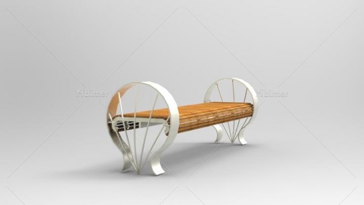 贝壳造型的休闲座椅设计方案带SketchUp模型下载