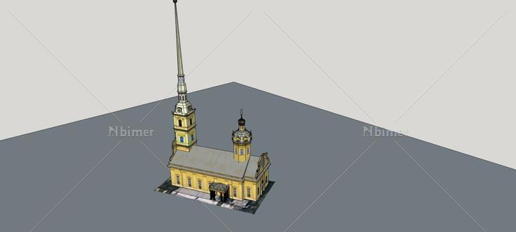 教堂(80004)su模型下载