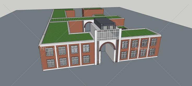 教学楼(80318)su模型下载