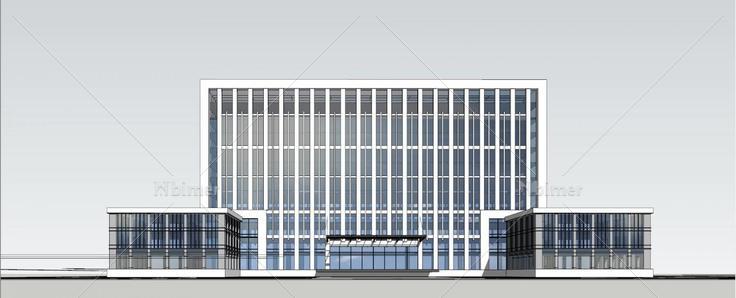自主办公楼(179448)su模型下载