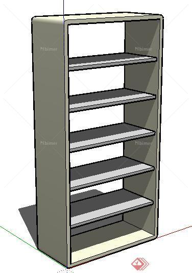 设计素材之家具 书柜设计素材su模型