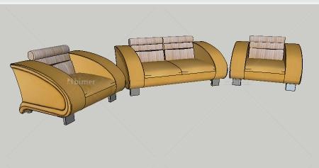 sketchup沙发模型006