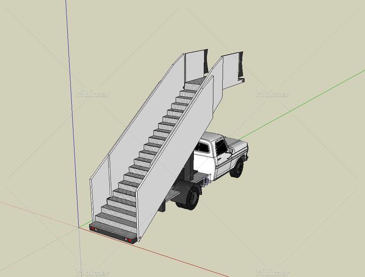 飞机梯(140007)su模型下载