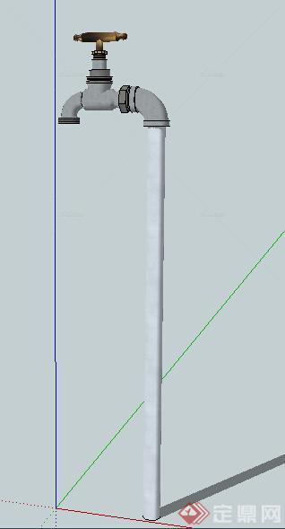 设计素材之水龙头素材设计su模型