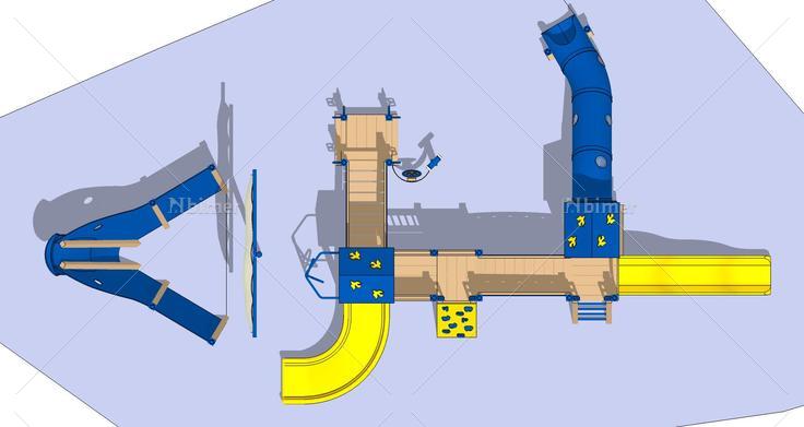 现代亲子儿童娱乐设施11(107955)su模型下载