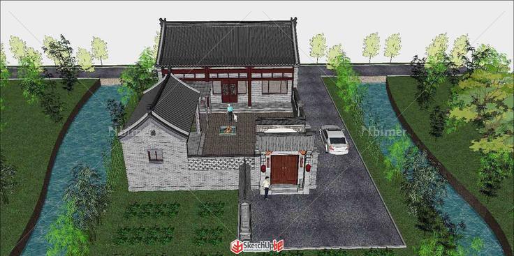 村下古建——很精细的一个古建模型