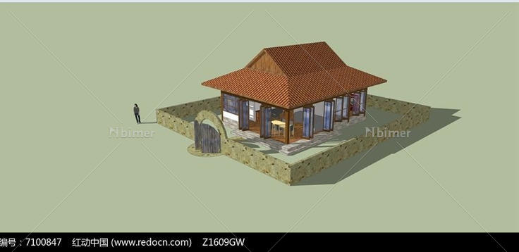古典房屋模型