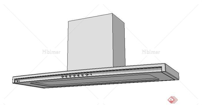 厨房抽油烟机su模型[原创]