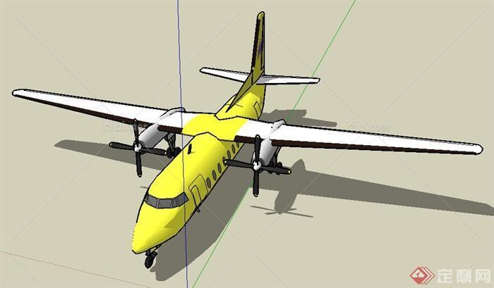 交通工具飞机su模型