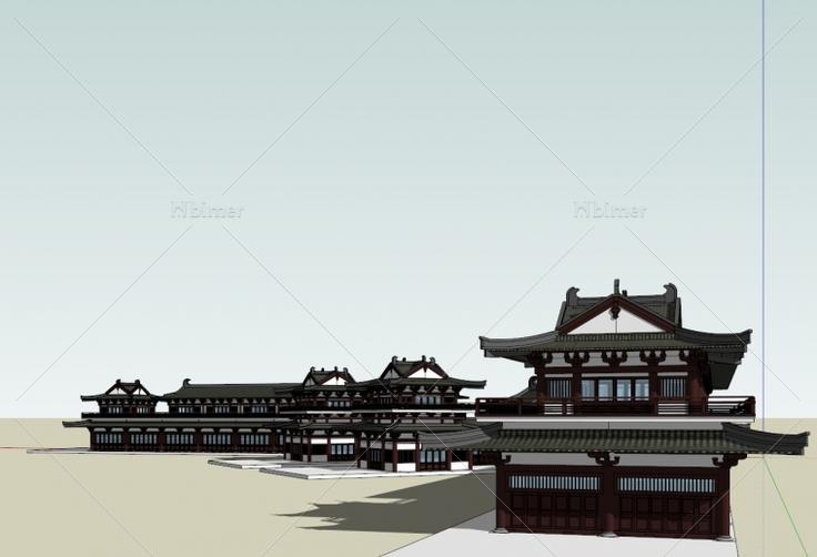 ~~~精细的古建筑模型（~），，可以做商业，附Sk
