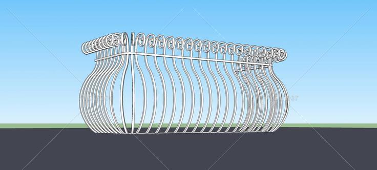 栏杆(81672)su模型下载