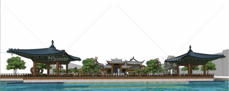 仡佬民俗风情建筑 三幺台(163608)su模型下载