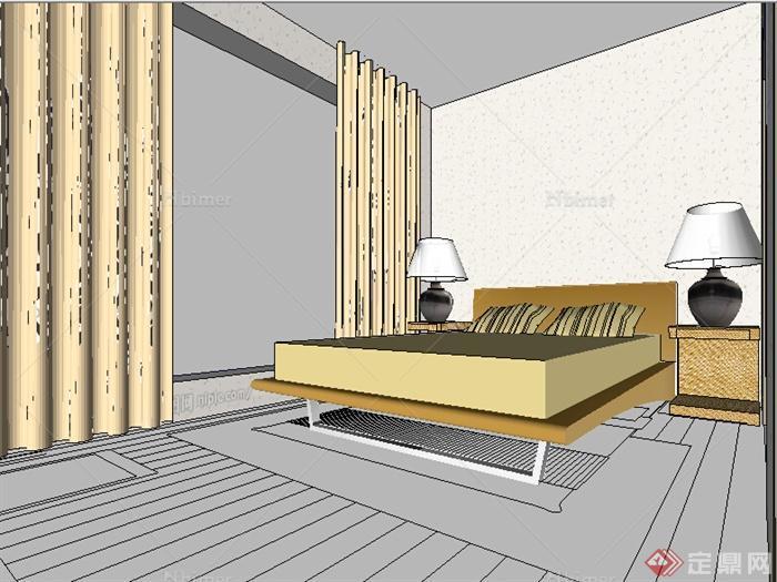 某现代住宅室内装饰设计方案su模型2[原创]