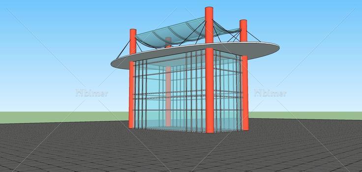 现代风格小建筑(78802)su模型下载