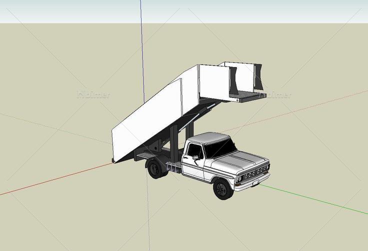 飞机梯(140007)su模型下载