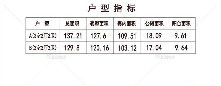 北方 1梯2户 11层 户型