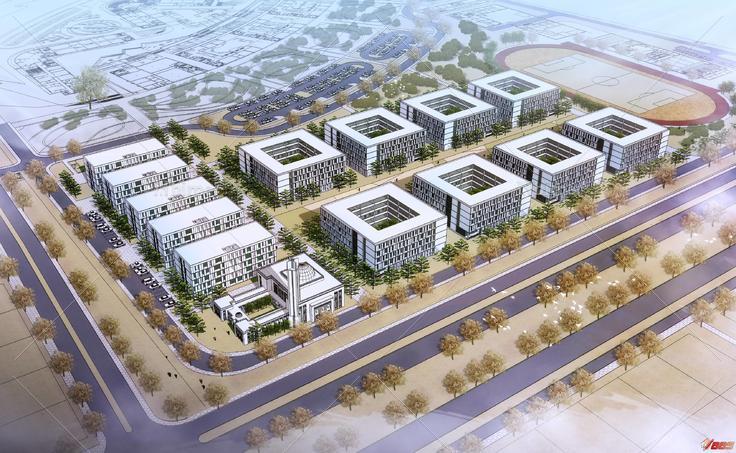 利比亚某城市综合体项目SketchUp模型