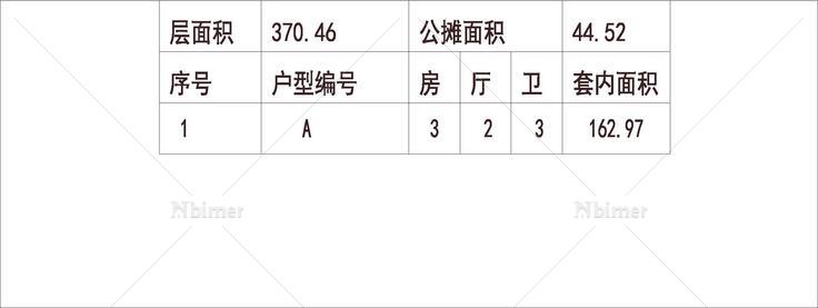 上海 新城碧翠 1梯2户 11层 户型