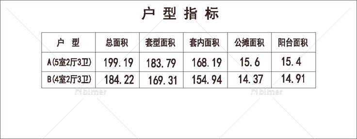 北方 1梯2户 11层 户型