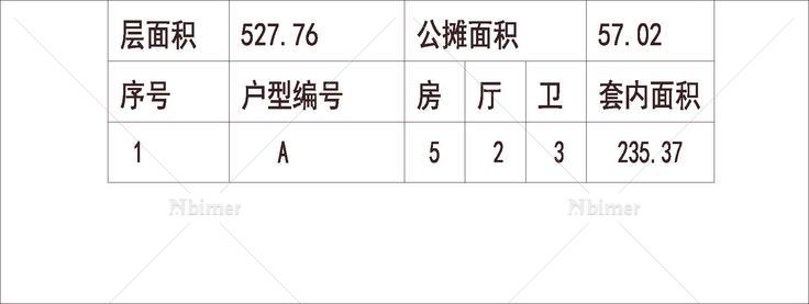 广州 科城山庄 1梯2户 18层 户型 工人房